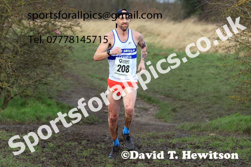 Mens 35 to 64, 2024 NEMAA Cross Country Champs., Wallsend. Photo: David T. Hewitson/Sports for All Pics